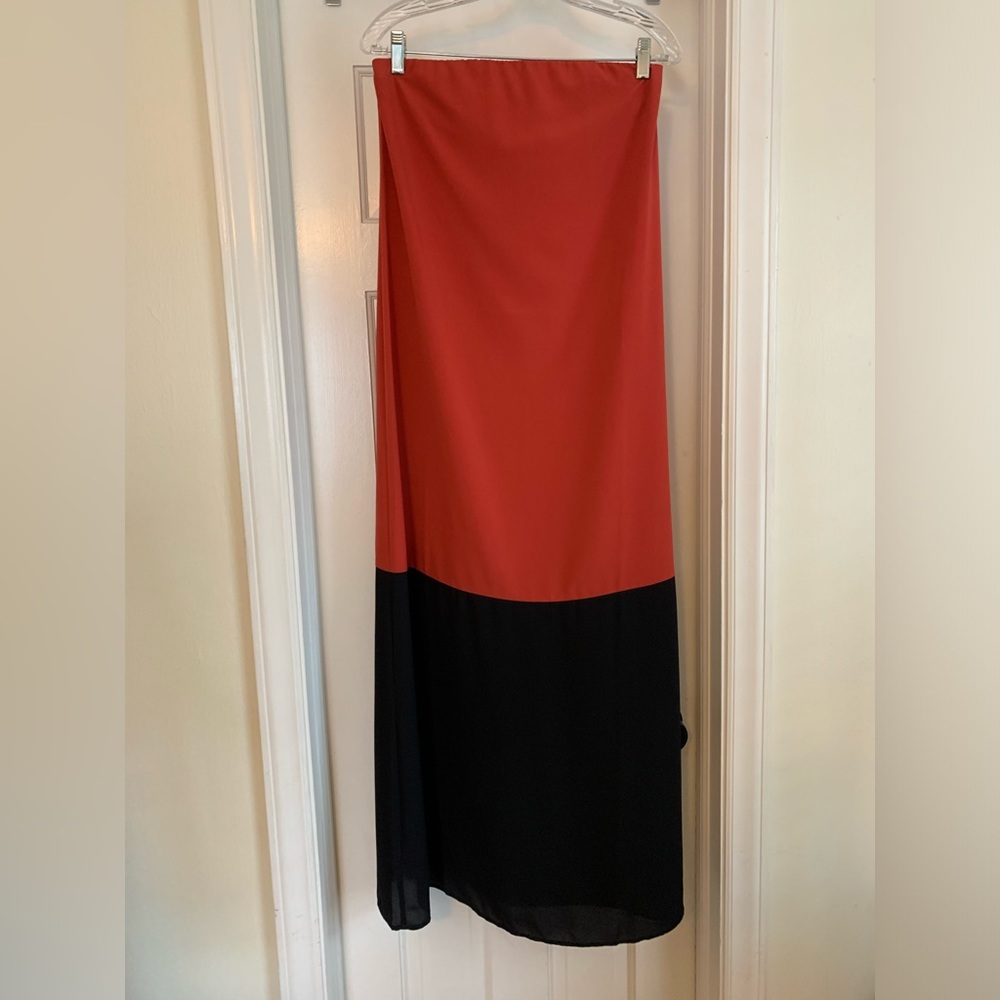 Ann Taylor LOFT sleek and silky maxi dress. EUC.
